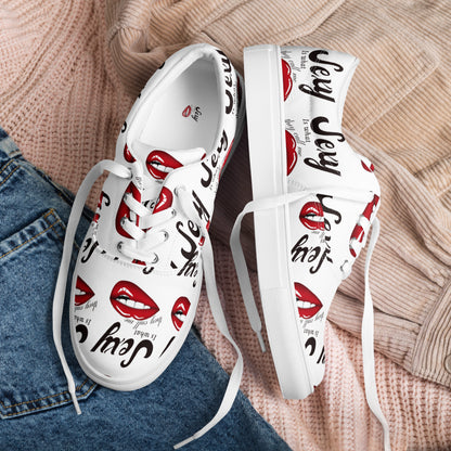 SEXY Women’s lace-up canvas shoes