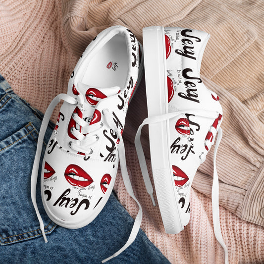 SEXY Women’s lace-up canvas shoes