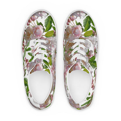 Magic Flowers Women’s lace-up canvas shoes