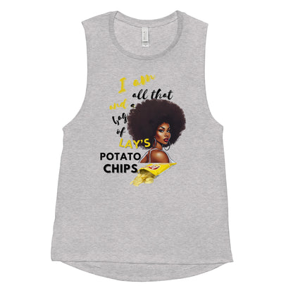 I Am All That Ladies’ Muscle Tank