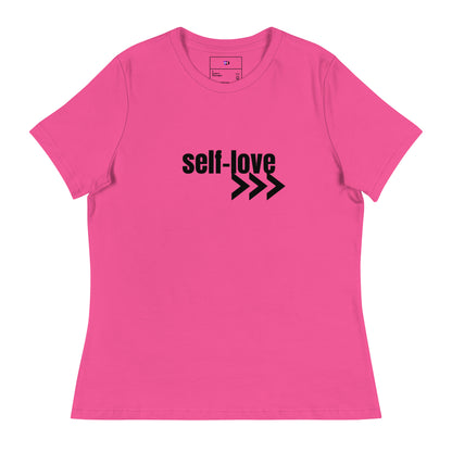 Self-Love Women's Relaxed T-Shirt Front and Back Design