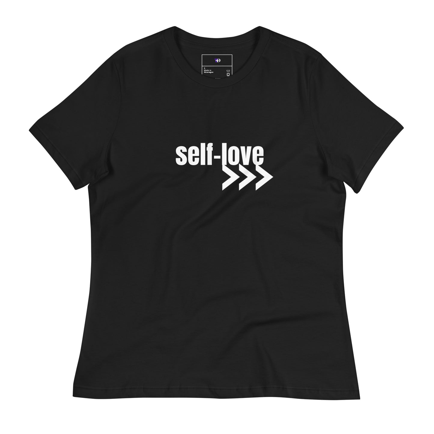 Self-Love Women's Relaxed T-Shirt Front and Back Design (3 Colors)