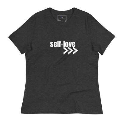 Self-Love Women's Relaxed T-Shirt Front and Back Design (3 Colors)